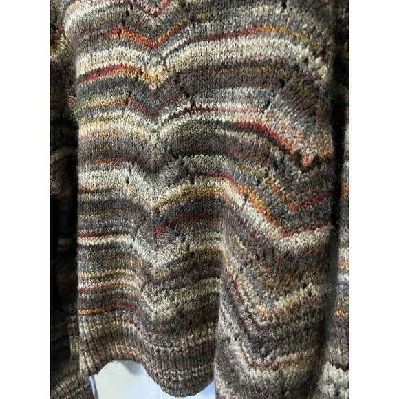 R D Style Mixed Stripe Pullover Women’s L Multicolour Jumper - Picture 2 of 11
